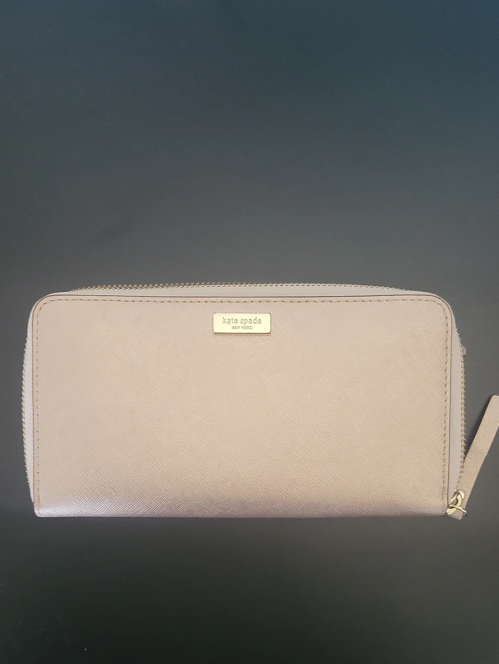 Kate Spade Rose Gold Zip Wallet
